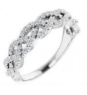 14K White 1/3 CTW Diamond Anniversary Band - 123365600P