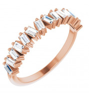 14K Rose 1/2 CTW Diamond Anniversary Band - 123573602P