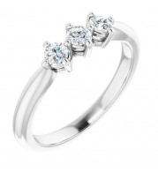 14K White 1/3 CTW Diamond Anniversary Band - 1240316001P