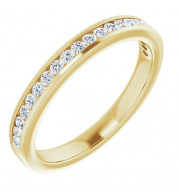 14K Yellow 1/4 CTW Diamond Anniversary Band - 12298160022P