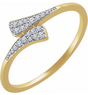 14K Yellow 1/10 CTW Diamond Ring - 65212660000P