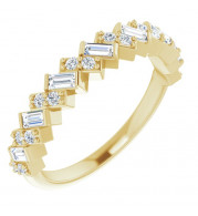 14K Yellow 3/8 CTW Diamond Anniversary Band - 123647601P