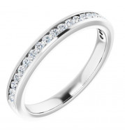 14K White 1/8 CTW Diamond Anniversary Band - 12298160016P