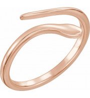 14K Rose Snake Ring - 51667103P