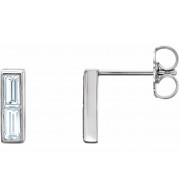 14K White 1/2 CTW Diamond Earrings - 863396001P
