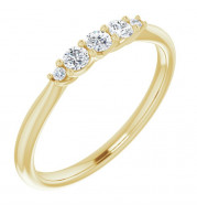 14K Yellow 1/5 CTW Diamond Anniversary Band - 124004605P