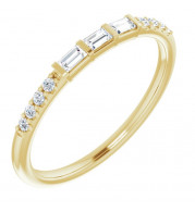 14K Yellow 1/6 CTW Diamond Anniversary Band - 123993605P