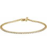 14K Yellow 7/8 CTW Diamond Line 7 1/4 Bracelet - 6741060002P