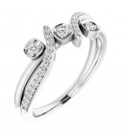 14K White 1/5 CTW Diamond Ring - 122899600P