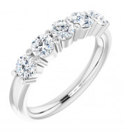 14K White 1/3 CTW Diamond Anniversary Band - 1239706004P