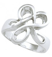 14K White Freeform Ring - 552337263P