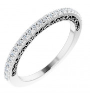 14K White 1/5 CTW Diamond Anniversary Band - 123126600P