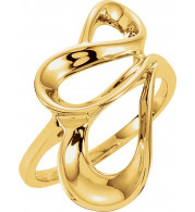 14K Yellow Freeform Ring - 526221243P