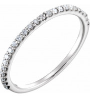 14K White 1/4 CTW Diamond Band - 68871100P