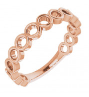 14K Rose Stackable Ring - 51702103P
