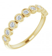 14K Yellow 1/4 CTW Diamond Anniversary Band - 1229686006P