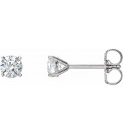14K White 1 CTW Diamond 4-Prong Cocktail-Style Earrings - 297626052P