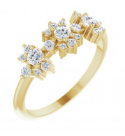 14K Yellow 3/8 CTW Diamond Anniversary Band - 124042605P