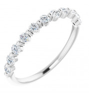 14K White 1/3 CTW Diamond Anniversary Band - 1236026021P