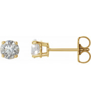 14K Yellow 3/4 CTW Diamond Earrings - 187460062P