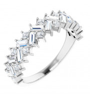 14K White 9/10 CTW Diamond Anniversary Band - 123610600P