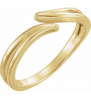 14K Yellow Bypass Ring - 51709102P