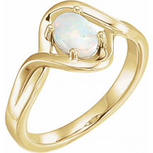 14K Yellow Opal Freeform Ring - 71935601P