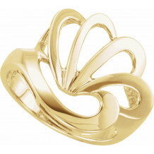 14K Yellow Freeform Ring - 51586273P