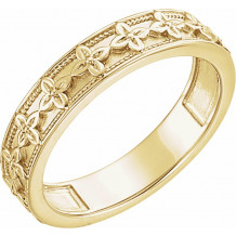 14K Yellow Stackable Ring - 51700102P