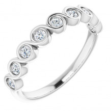 14K White 1/4 CTW Diamond Anniversary Band - 1235946021P