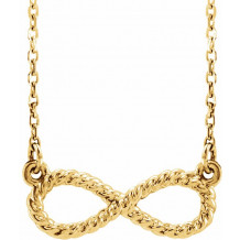 14K Yellow Rope Infinity-Inspired 18 Necklace - 865616001P
