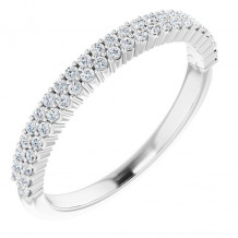 14K White 1/4 CTW Diamond Anniversary Band - 123495600P