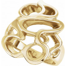 14K Yellow Freeform Ring - 549937122P