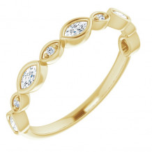 14K Yellow 1/4 CTW Diamond Anniversary Band - 1236336018P