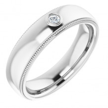 14K White .06 CTW Diamond Ring - 1232146042P