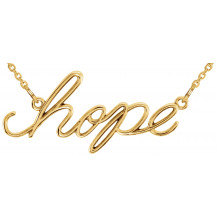 14K Yellow Hope 16.5 Necklace - 8579670000P