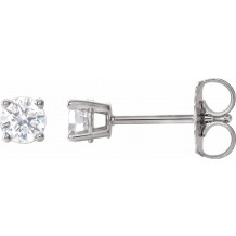 14K White 1/3 CTW Diamond Earrings - 187460055P