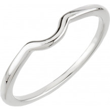 14K White Band for 4.5 mm Engagement Ring - 121578145P