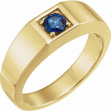 14K Yellow Sapphire Men's Ring - 9739101P