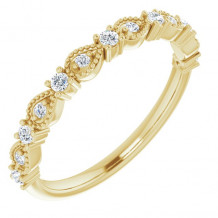 14K Yellow 1/5 CTW Diamond Anniversary Band - 124183601P