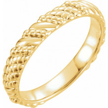 14K Yellow Stackable Ring - 51644107P