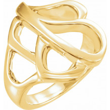 14K Yellow Metal Fashion Ring - 551037104P