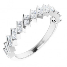 14K White 1/2 CTW Diamond Anniversary Band - 123611600P