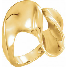 14K Yellow Freeform Ring - 543324241P
