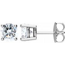 14K White 1 1/2 CTW Diamond Earrings - 1874600067P