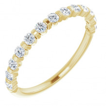 14K Yellow 3/8 CTW Diamond Anniversary Band - 1236756022P