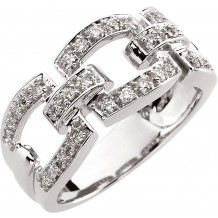 14K White 1/3 CTW Diamond Fashion Ring - 63299294039P