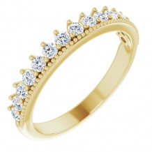14K Yellow 1/2 CTW Diamond Anniversary Band - 123864601P