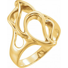 14K Yellow Freeform Ring - 553537185P