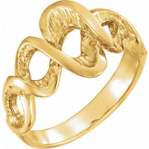 14K Yellow Freeform Ring - 51666297P